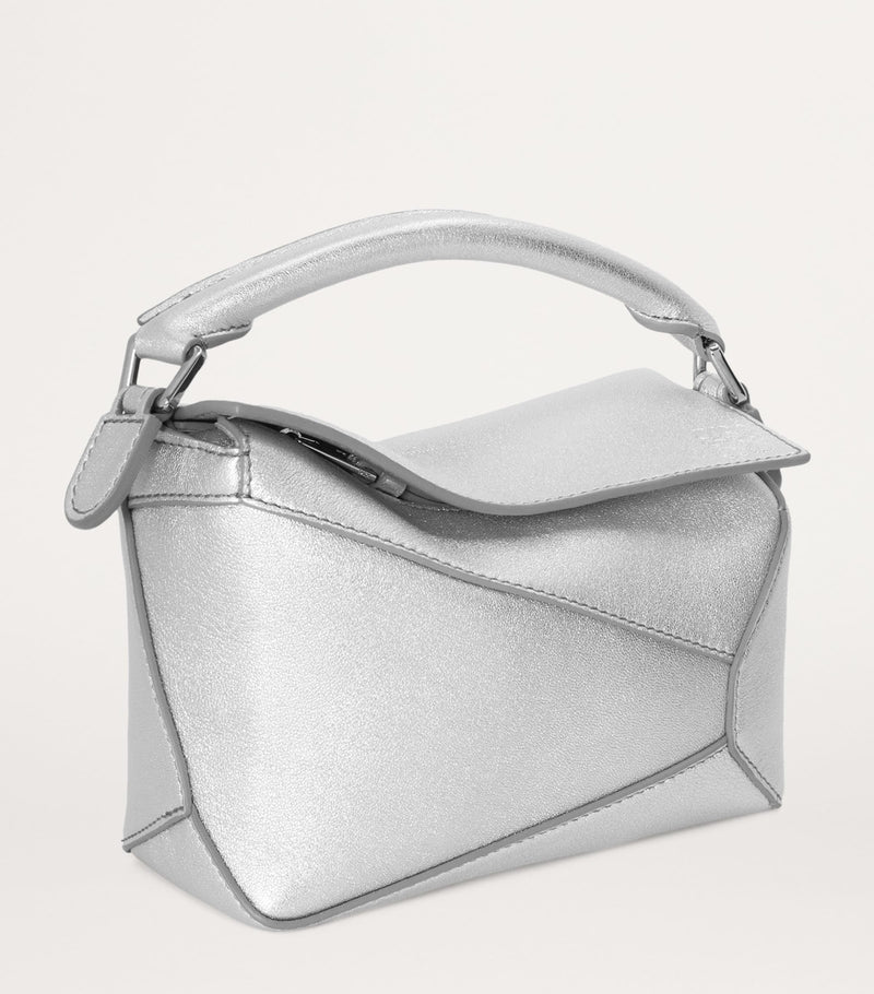 LOEWE Puzzle Edge mini leather bag, imported from the UK