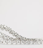 Yeprem white gold and diamond drop earrings (British brand)