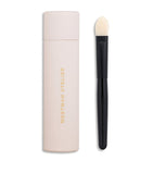 Westman Atelier eyeshadow brush with tapered flat bristles (British brand)
