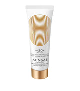 Harrods Sensai Silky Bronze Protective Suncare Cream For Face SPF50+ 50ml- Buy online at McGrocer