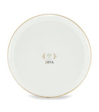 Ginori 1735 Colonna Diva verde porcelain round tray 17cm (British brand)