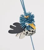 LOEWE Hoopoe bird charm calfskin leather 36cm, UK version