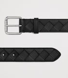 Bottega Veneta Intrecciato Leather Stamp belt, UK version