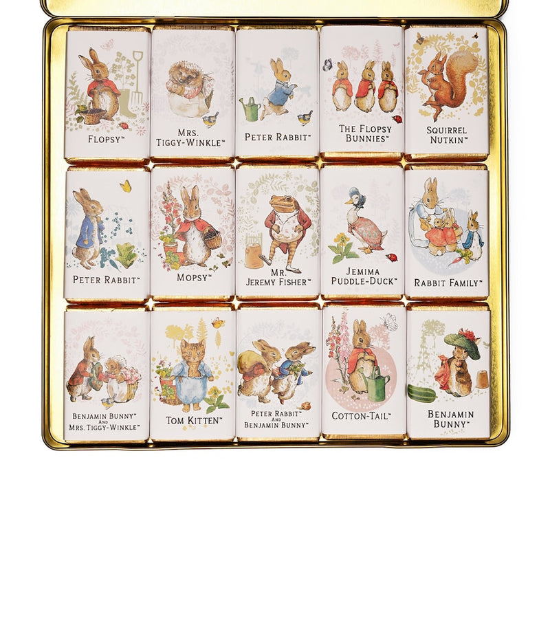 Charbonnel et Walker Peter Rabbit Chocolate Slims Tin 150g - British product