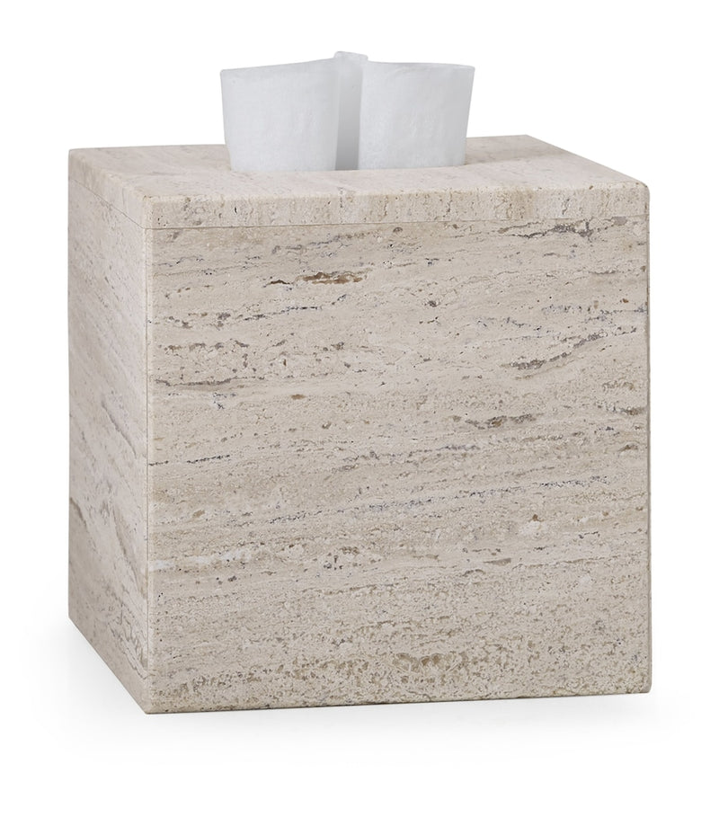 Labrazel Aztec Travertine tissue box cover 15cm, UK version