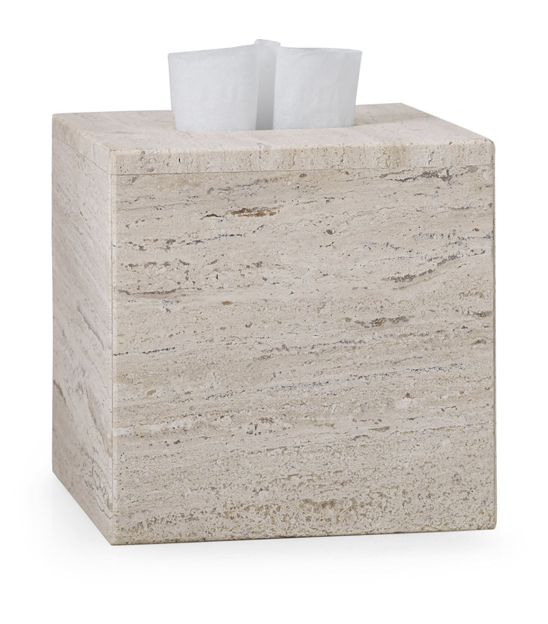 Labrazel Aztec Travertine tissue box cover 15cm, UK version