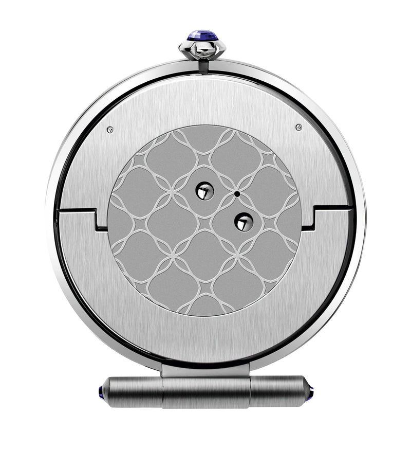 Chopard Imperial alarm clock in blue and silver-tone - British product