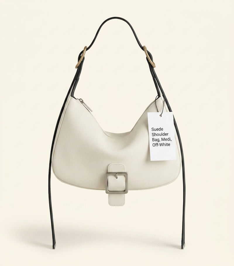 Balenciaga Clicca suede shoulder bag, imported from the UK