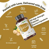WeightWorld Organic Ginger Supplement 1300mg - British product