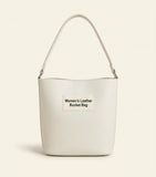 Mulberry Islington large leather bucket bag, imported from the UK