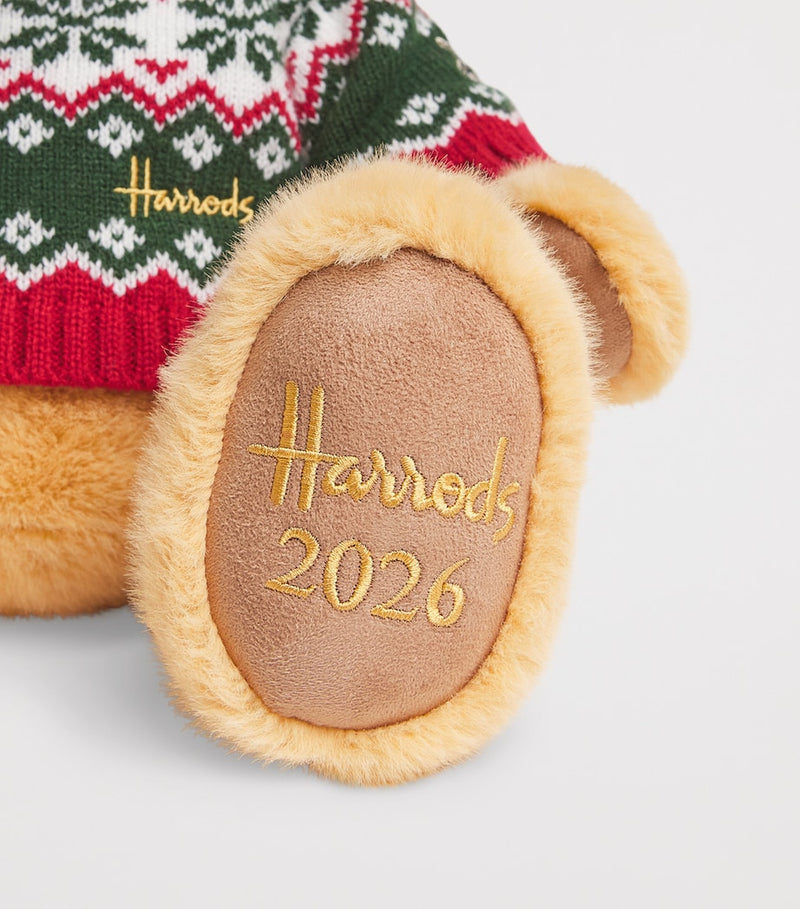 Harrods Henry Christmas bear plush 30.5cm, imported from the UK