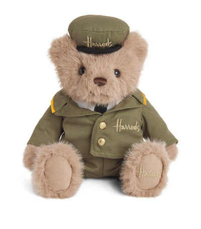 Harrods Harrods Medium Green Man Bear Soft Toy 18cm- Buy online at McGrocer