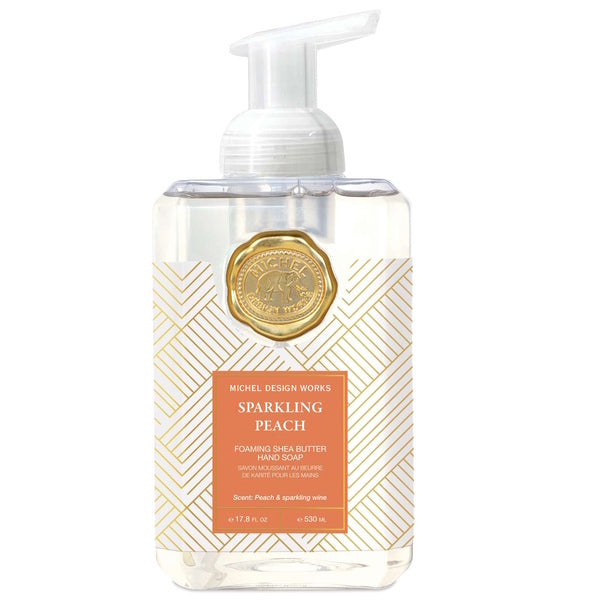 Michel Design Works Hand Foaming Soap Sparkling Peach 530ml, imported from the UK