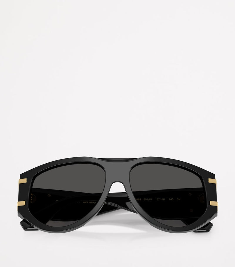 Dolce&Gabbana pilot sunglasses oversized acetate - British product