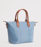 Harrods nylon tote bag with leather trims, imported from the UK