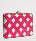 Judith Leiber embellished clutch bag with crystals, UK version