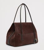 TOM FORD Eclipse shoulder bag in large suede (British brand)