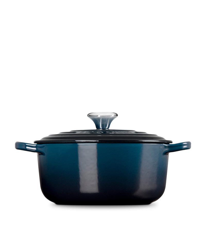 Le Creuset enamelled cast iron round casserole dish 20cm, UK version