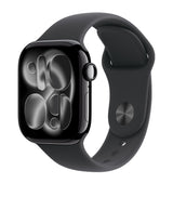 Harrods Apple Watch Series 11 Jet Black Aluminium with Sport Band Smartwatch 42mm- Buy online at McGrocer