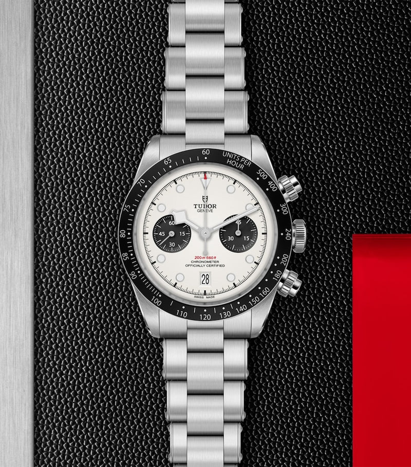 TUDOR Black Bay Chrono stainless steel watch 41mm (British brand)