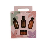 Superdrug Wanderflower Pear and Neroli Travel Body Care Set 4x100ml- Buy online at McGrocer