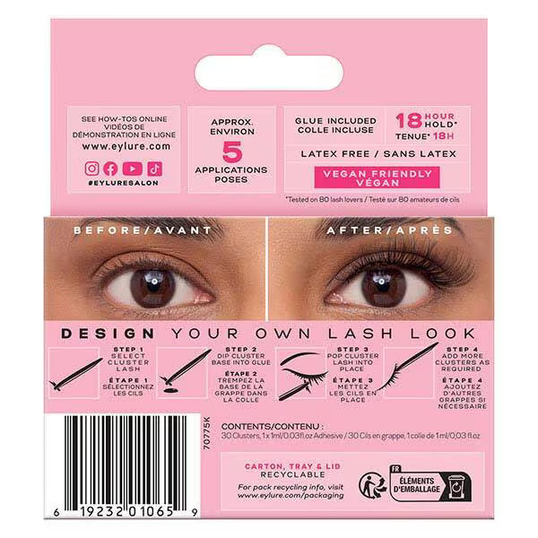 Eylure Cluster Lengthening False Eyelashes, UK version