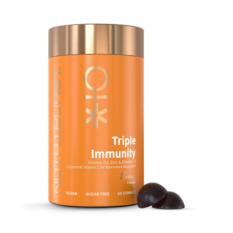 Nutriburst Triple Immunity gummies 60 gummies, UK version