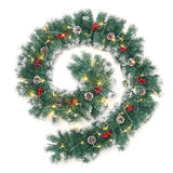 Superdrug Livingandhome Artificial Christmas Garland with LED Lights 270cm- Buy online at McGrocer