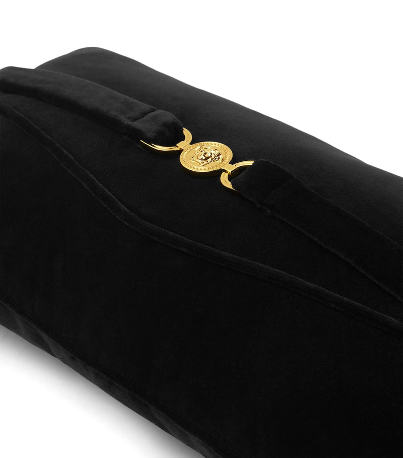 Versace velvet Medusa '95 cushion 25x45cm, imported from the UK