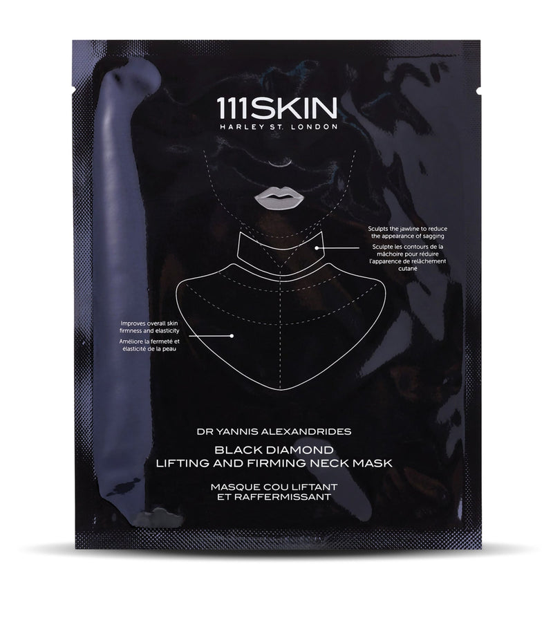 111Skin Black Diamond neck mask set 5x43ml - British product