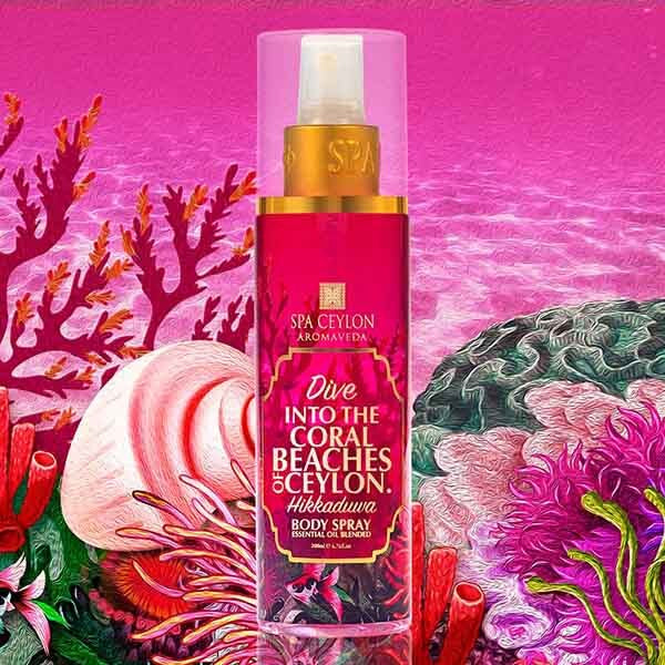 SPA CEYLON Hikkaduwa Body Spray 200ml (British brand)