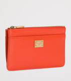 Dolce&Gabbana leather card holder with gold hardware - British product