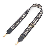 Harrods LOEWE Jacquard Anagram Logo Handbag Strap 4cm x 105cm- Buy online at McGrocer