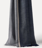 Brunello Cucinelli cashmere-silk colour-block scarf (British brand)