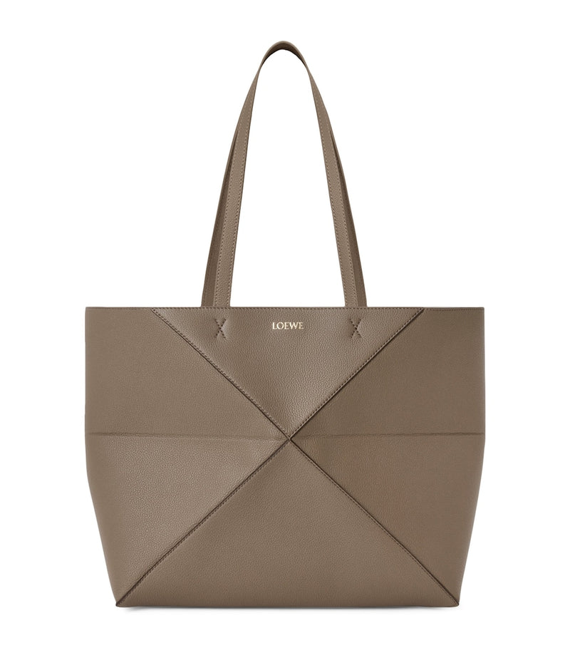 LOEWE Puzzle Tote leather bag with origami lines - British product