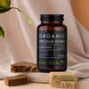 KIKI Health Organic Psyllium Husks 120 vegicaps - British product