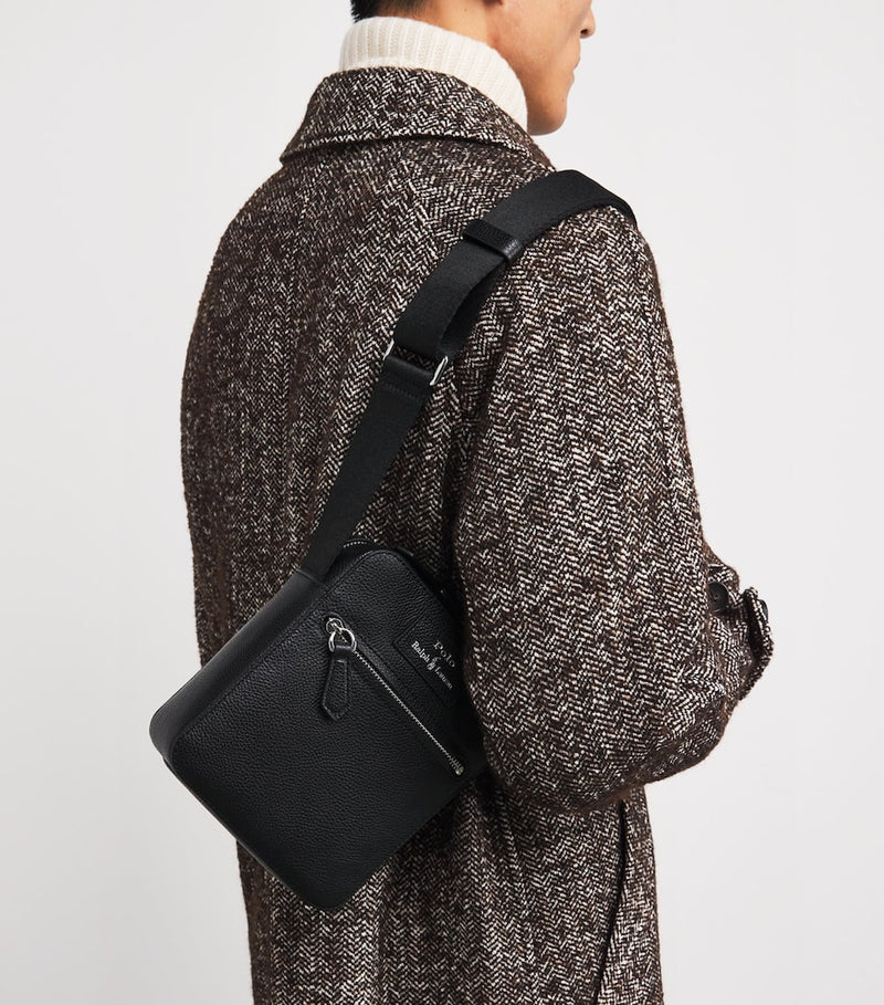 Ralph Lauren pebbled leather cross-body bag, imported from the UK