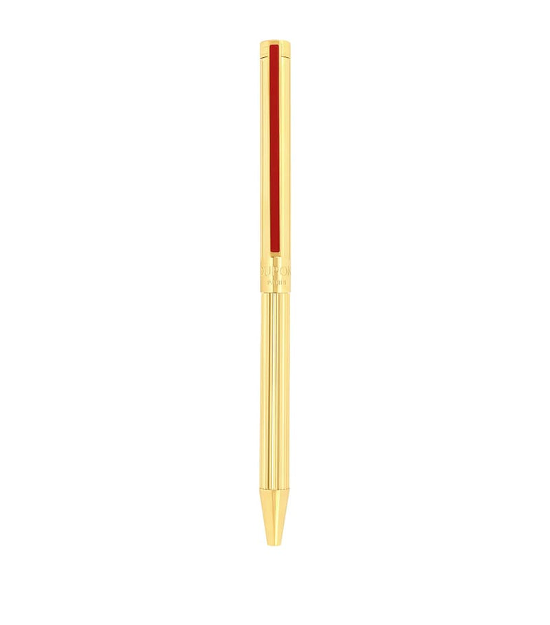 S.T. Dupont Palladium and Yellow Gold-Trim Classique ballpoint pen (British brand)