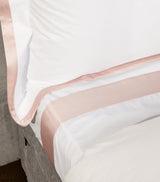 Super King Duvet Cover in Egyptian Cotton with Contrasting Borders
