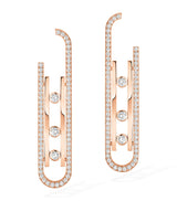 Harrods Messika Move 10th Birthday Rose Gold and Diamond Earrings (1.00ct)- Buy online at McGrocer