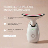 Ovey youth restoring LED face and neck massager, imported from the UK