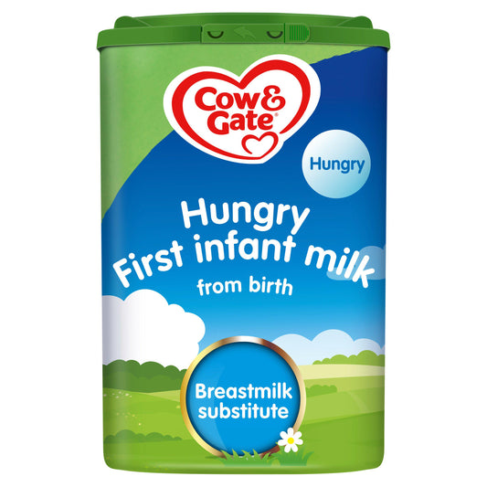 Cow & Gate Hungry Baby Milk Formula Powder From Birth 800g baby milk & drinks Sainsburys   