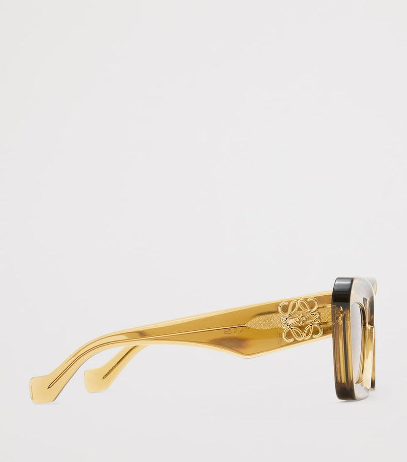 LOEWE bevelled cat eye sunglasses, UK version