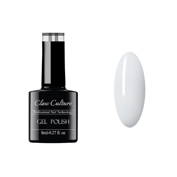 Claw Culture white gel nail polish 8ml (British brand)
