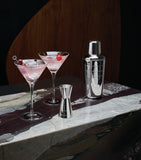 Christofle silver-plated Graphik cocktail shaker (British brand)