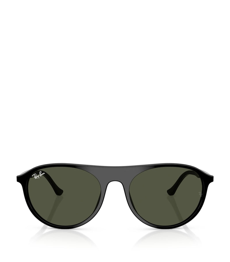 Ray-Ban RB2215 rounded square sunglasses acetate, imported from the UK