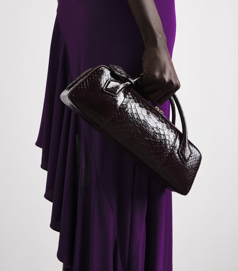 Alaïa snakeskin Le Teckel top-handle bag, imported from the UK