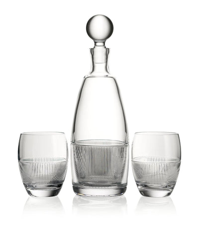 Harrods Wedgwood Helia Crystal Decanter and Tumbler Set- Buy online at McGrocer