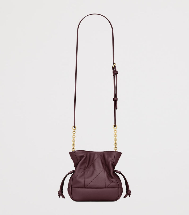 Saint Laurent Mini Jamie Shoulder Bag in lambskin, imported from the UK