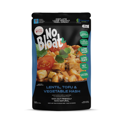 Holland & Barrett No Bloat Lentil, Tofu & Vegetable Hash 4 x 50g Pouches- Buy online at McGrocer